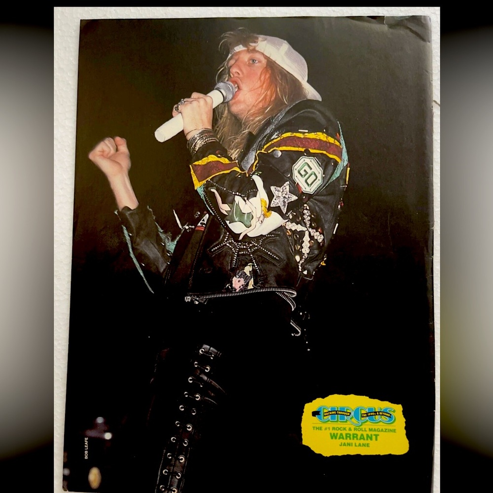 Warrant’s Jani Lane pinup